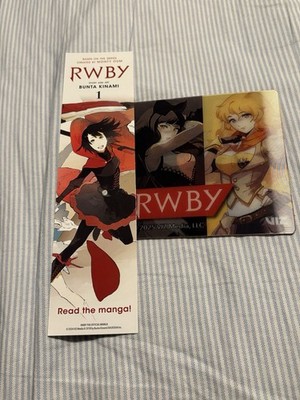 RWBY Lenticular Coaster & Bookmark Anime Expo 2025 VIZ Media New 