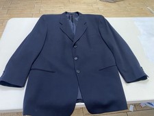 Men  s Vtg Giorgio Armani Wool Three Button Navy Blue Sport Coat Size 46R