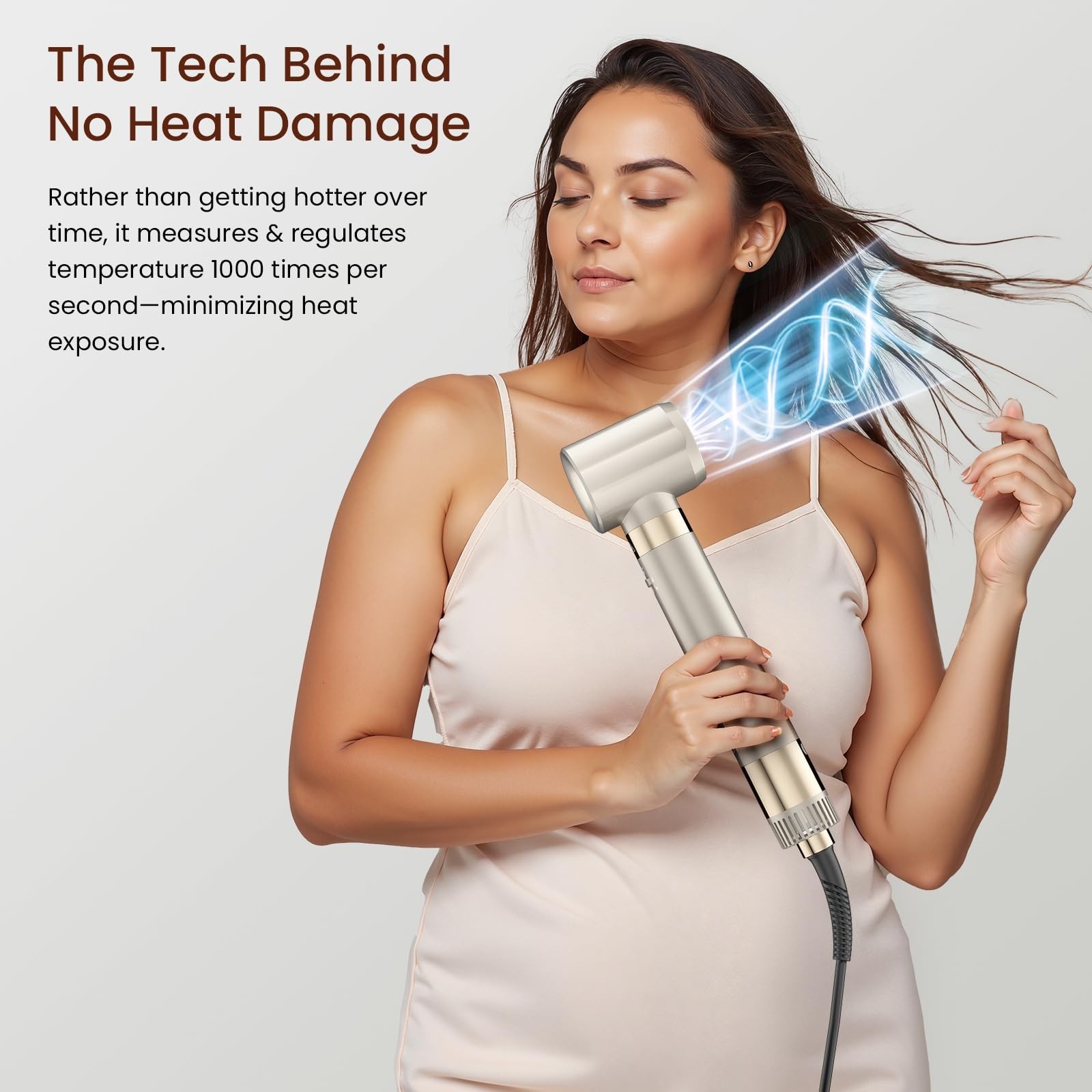 5-in-1 Hot Air Styler – Fast Hair Dryer with Auto Wrap Curlers & Volumizin