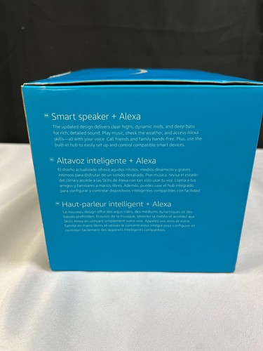 Amazon Echo (4th Gen) L4S3RE White Wireless Alexa Voice Search Smart Speaker - Picture 9 of 12