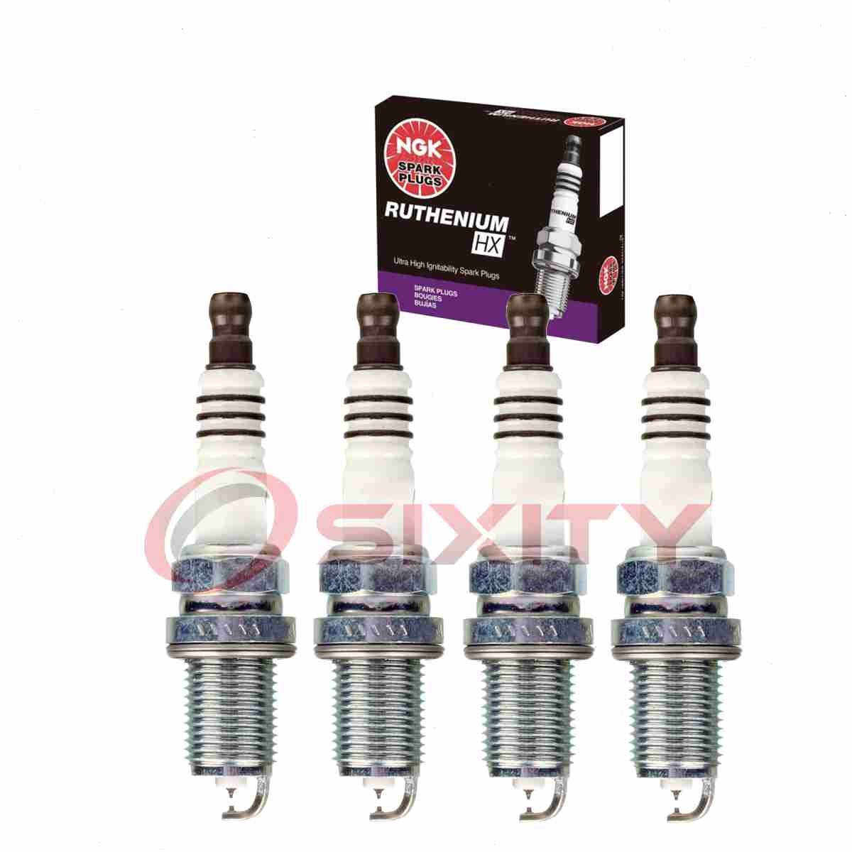 4 pcs NGK Ruthenium HX Spark Plugs for 2012-2015 Chevrolet Sonic 1.8L L4 - wu