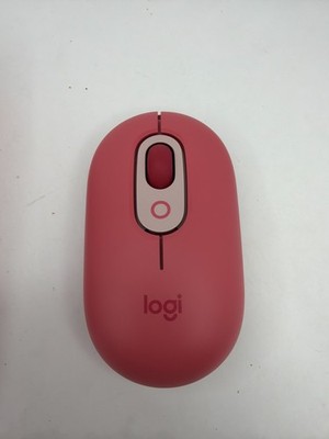 Logitech POP Mouse Bluetooth Optical Ambidextrous Mouse Heartbreaker Rose (READ)