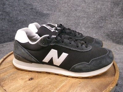 New Balance 515v3 Men Size 13 D Black White Suede Casual Sneakers Shoes ML515HL3