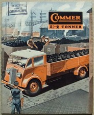 COMMER 1 � - 2 TONNER Commercial Sales Brochure March 1938 #183 2654 3/38