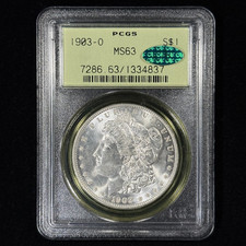 1903-O $1 MS63 PCGS OGH Morgan Silver Dollar - CAC Approved - Great Eye Appeal