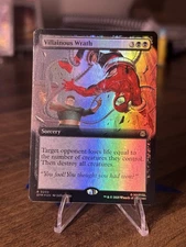 MTG FOIL Villainous Wrath Extended Art English SPM