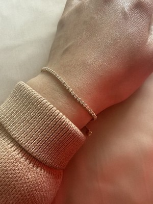 Authentic Ring Concierge Diamond Tennis Bracelet 14k Yellow Gold (Orig $1600)