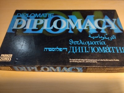 Parker Diplomacy Diplomatie Brettspiel 6041081 Jahr 1977 - Vollständig 