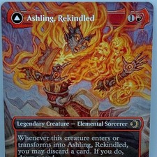 MTG Ashling Rekindled Rimebound Borderless Rare 0290 ECL Lorwyn Eclipsed TCG