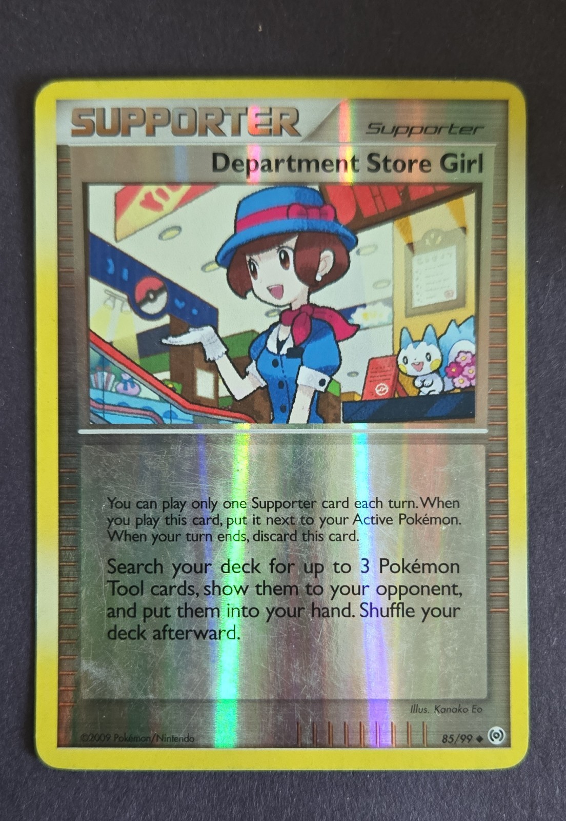 Department Store Girl 85/99 Arceus Reverse Holo