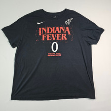 Nike Indiana Fever Kelsey Mitchell XXL Men's Black Rebel T-Shirt
