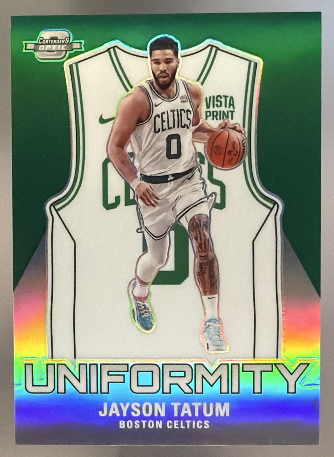 2023-24 Panini Contenders Optic Jayson Tatum #21 Uniformity Celtics