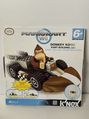 K NEX Mario Kart Wii Donkey Kong Kart Building Set 65pc Pull Back NIB