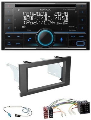 Kenwood CD 2DIN DAB USB MP3 Bluetooth Autoradio für Mercedes Actros 2011-2021