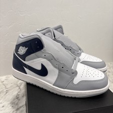 Size 11 - Air Jordan 1 Mid Black Royal Blue for sale online | eBay