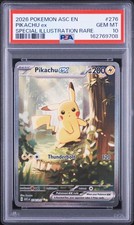 2026 POKEMON ASC EN-ASCENDED HEROES SPECIAL ILLUSTRATION RARE PIKACHU EX PSA 10