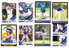 2019 Donruss (1-250 w/ Variation) - KANSAS CITY ROYALS Team Set 