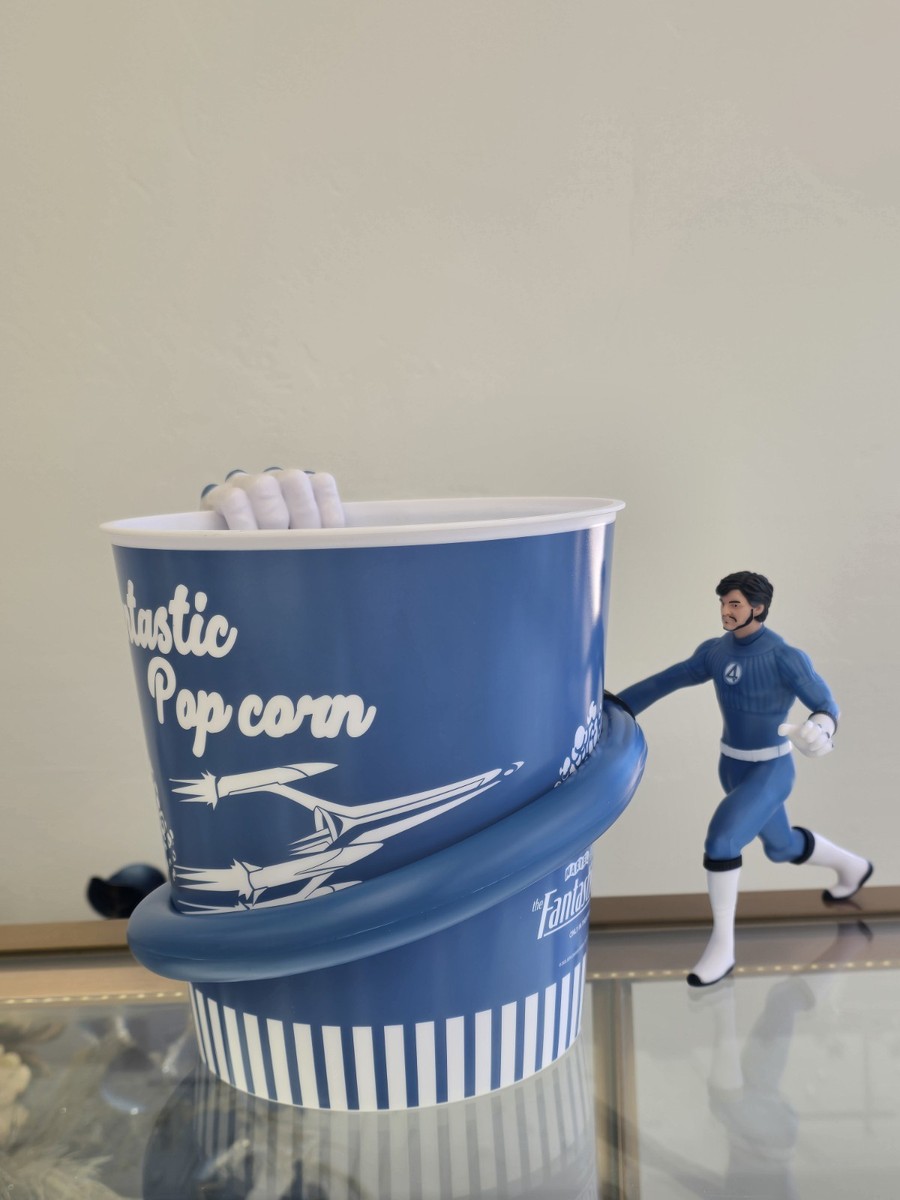 ファンタスティックカー　ポップコーンバケツ　ファンタスティック4 What to know about 'Fantastic Four: First Steps' $80 popcorn bucket