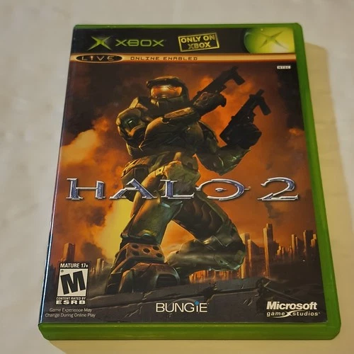 Halo 2 (Microsoft Xbox, 2004) Tested & Working Complete CIB With Manual