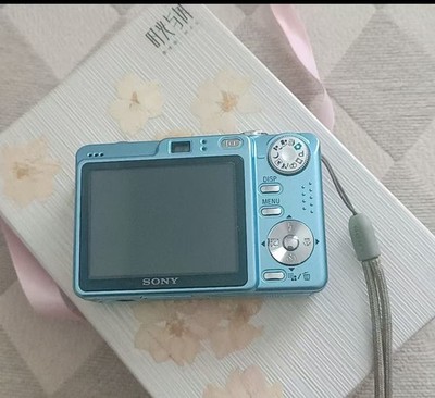 Sony Cybershot DSC-W55 7.2MP Compact Digital Camera Blue Tested