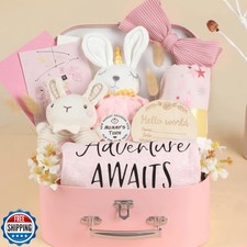Baby Shower Gifts Basket Baby Gift Set for Newborns New Born Baby Girls Gift