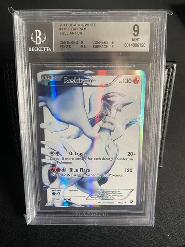 Reshiram graded BGS 9 for sale on eBay