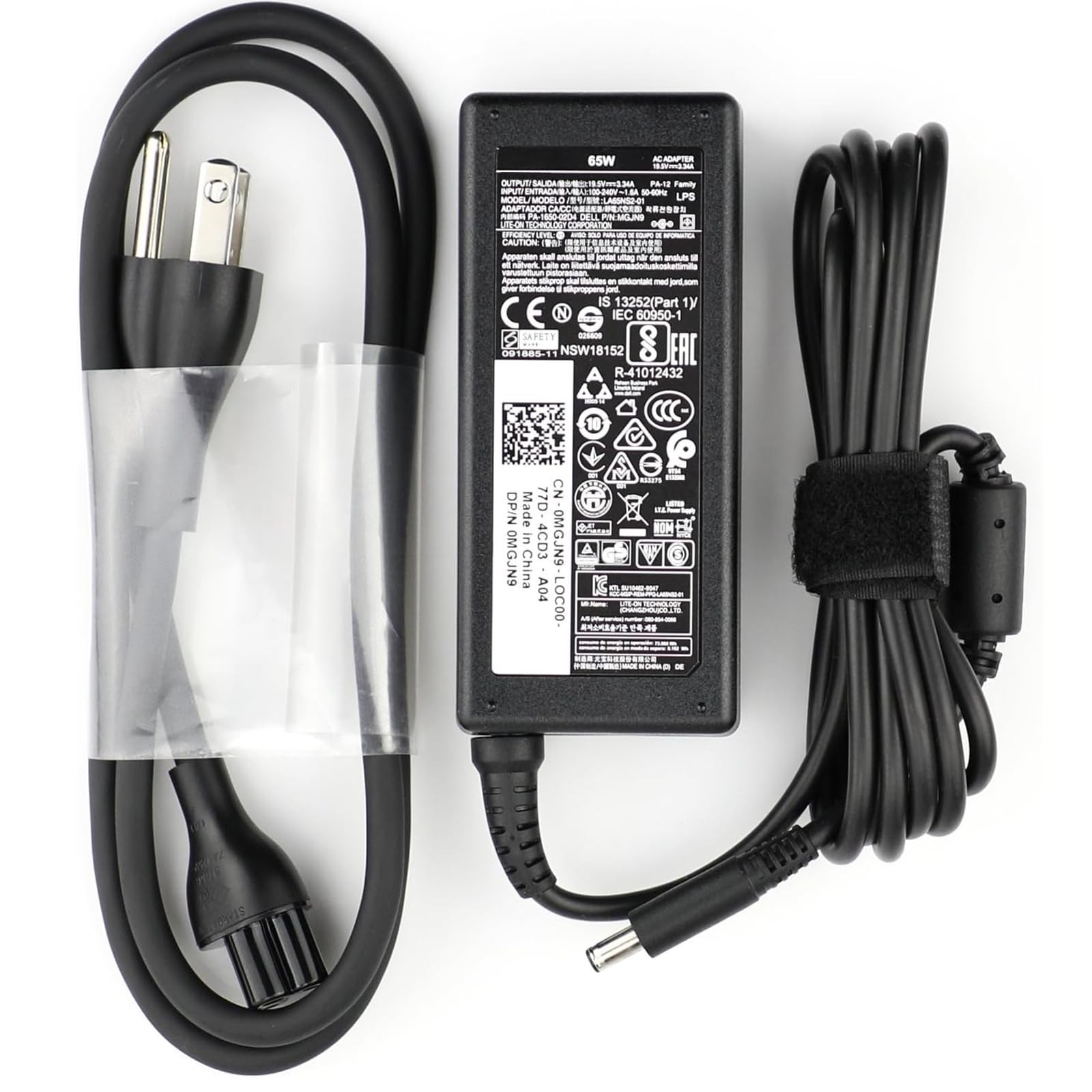 65W 4.5mm 3.0mm Laptop Charger Fit for Dell inspiron 11 13 1