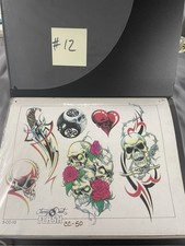 Book 12 Tattoo, Flash Book In A Heavy Duty Binder With Outline Sheets