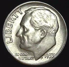 1955-P 10C Roosevelt Dime BU 90% Silver 26owt0117-2