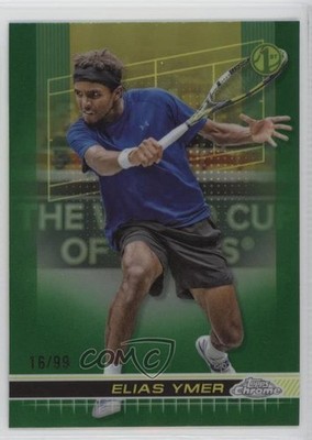 2024 Topps Chrome Green Grass Court Refractor 16/99 Elias Ymer Rookie RC 0q2c