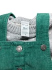 Carters Baby boy 2-piece green corduroy overalls & Printed Sweater Size 18 Month — photo 2