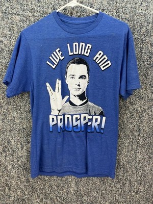 Big Bang Theory Live Long And Prosper Men s Medium Shirt 