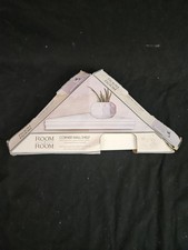 Room To Room Corner Wall Shelf White Wood Open Box
