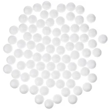200 Pcs White Solid Polystyrene 2 cm Round Spheres for Craft Decoration