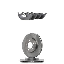 RIDEX Bremsenset Vorne Bremsscheiben Beläge für VW POLO (AW1, BZ1)