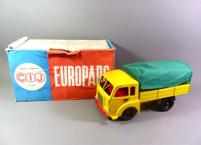CIJ - CAMION MECANIQUE BACHE RÉF : 9/20 - JOUET ANCIEN - Photo 1/4