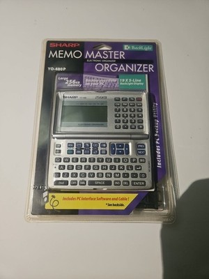 VINTAGE SHARP MEMO MASTER ELECTRONIC ORGANIZER YO-480P New