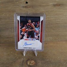 Panini NBA Hoops Garrett Temple Autograph Card Toronto Raptors GS-GTR Insert