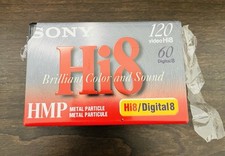 Sony Hi8 60 min Digital8 120 min HMP Cassette Camcorder Tape BRAND NEW