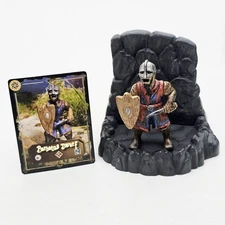 THE LEGEND OF ZORTAN Collectible Figure BARBATUS DWARF Sun Warrior with...