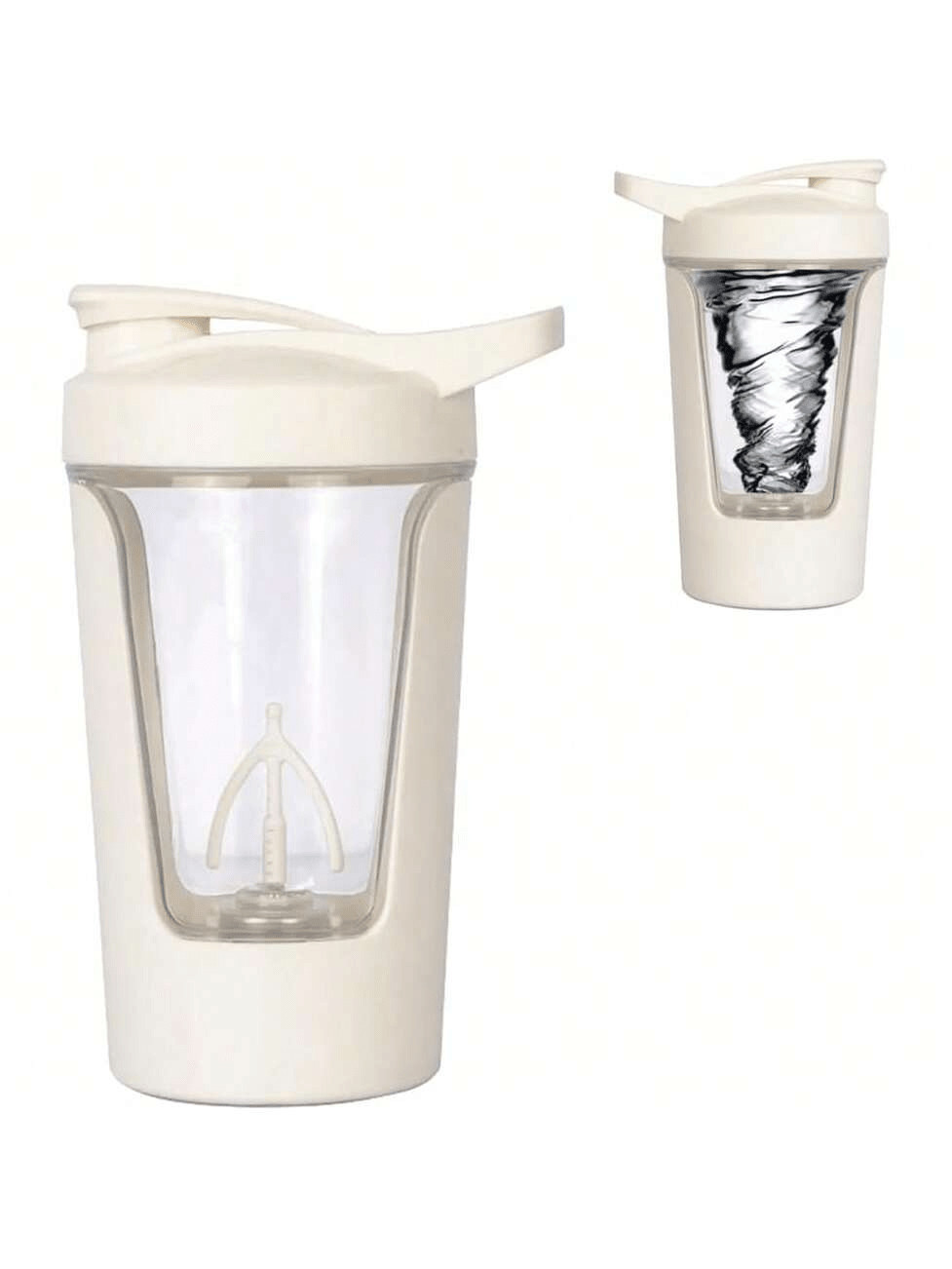 15Oz Electric Protein Shaker Bottle, USB Rechargeable Protein Shake Mixer, Porta