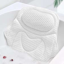 Bath Pillow Bathtub Pillow, Luxury Bath Pillows for Tub Neck and Back Support, T