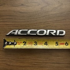 1998-2007 Honda Accord Emblem For Rear Trunk Chrome Badge Symbol Logo Nameplate 1998-2007 Honda Accord Emblem For Rear Trunk Chrome Badge Symbol Logo Nameplate