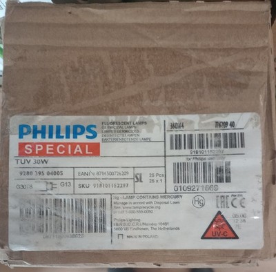 PHILIPS TUV 30W G30Y8 G13 360164 (4 PACK)