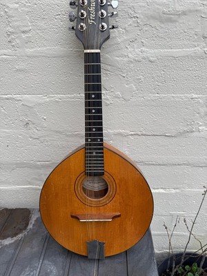Vintage Süßwasser Flatback Mandoline - 8 Saiten Akustik - UK