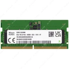Hynix 8GB DDR5 4800MHz PC5-38400 1Rx16 SODIMM Laptop Memory RAM (HMCG66MEBSA) x1