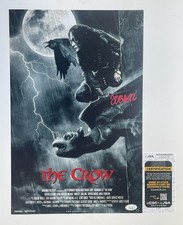 James O barr Hand Signed 11x17 Photo JSA Authentic The Crow