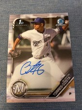 2019 Bowman Chrome - Prospects Autographs Quintin Torres-Costa #CPA-QTC (AU, RC)