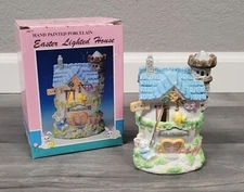Beachwood LTD - Egg Factor - Easter Village Hand-Painted Porcelain #28819 (1992)
