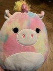 Squishmallow Flying Pig Pink Blue Wings Plush Kellytoy Tie Dye Plush — photo 2